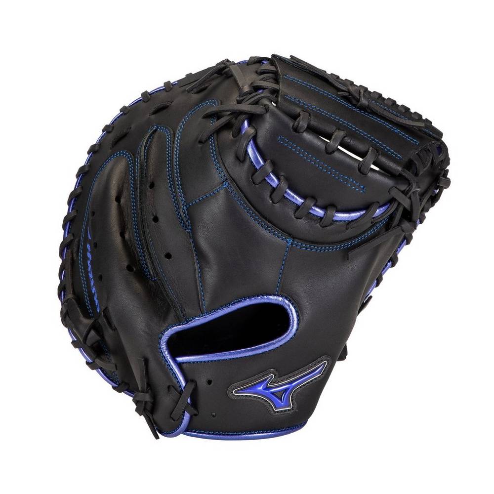 Panske Catchers Mitt Mizuno MVP Prime SE 34" Baseball Čierne/Kráľovská Modrá Vypredaj OPDI98705